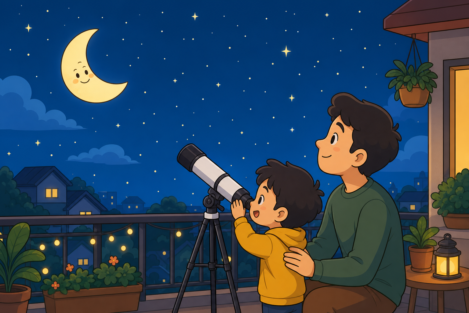 Illustration for Chandamama Nights: Stargazing and Story Magazines